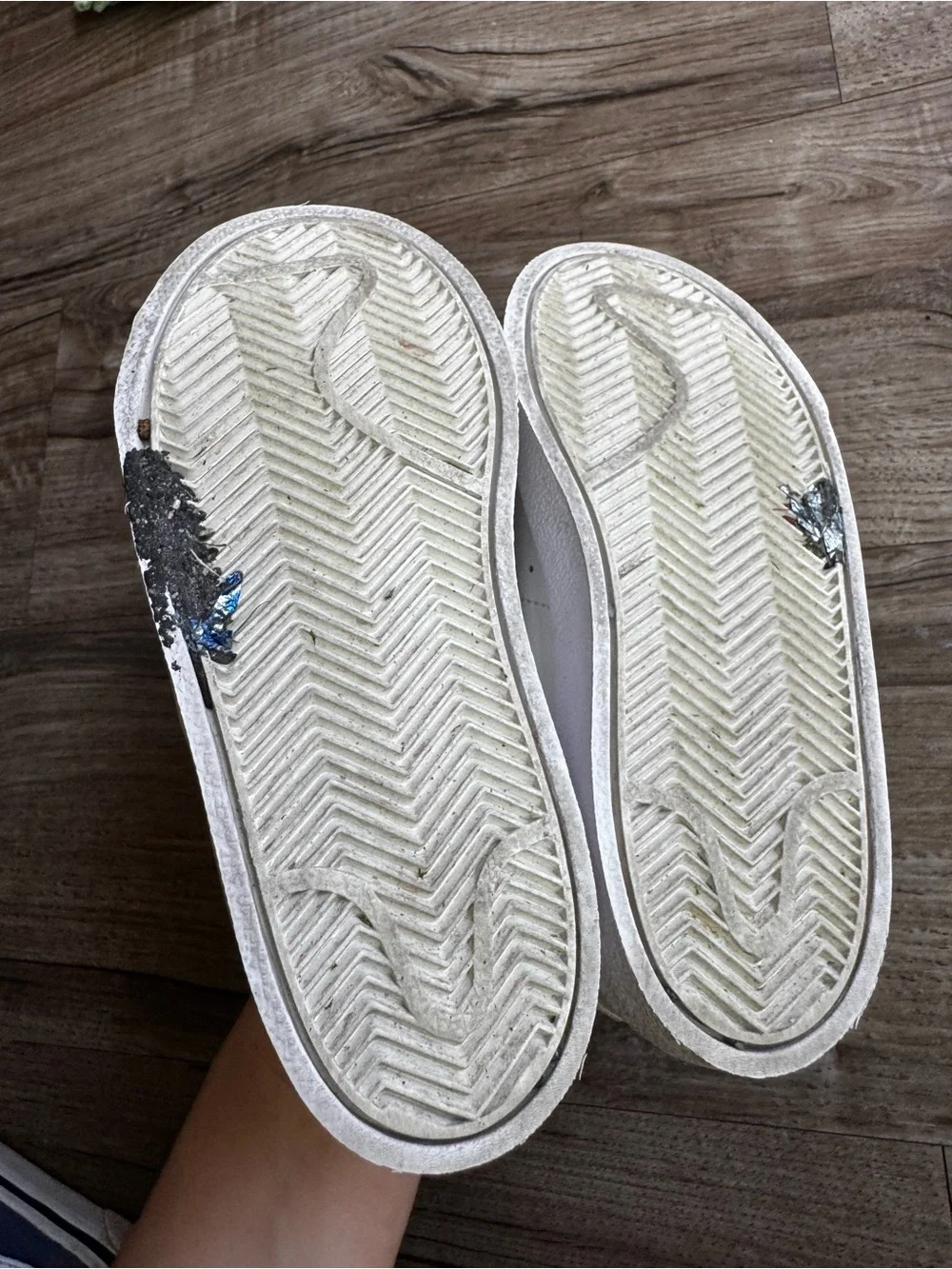 Nike toddler blazer sneakers white size 9